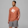 Men Collegiate PFG Terminal Tackle™ Heather Long Sleeve Shirt – Texas