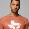Men Collegiate PFG Terminal Tackle™ Heather Long Sleeve Shirt – Texas