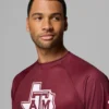 Men Collegiate PFG Terminal Tackle™ Heather Long Sleeve Shirt – Texas A&M