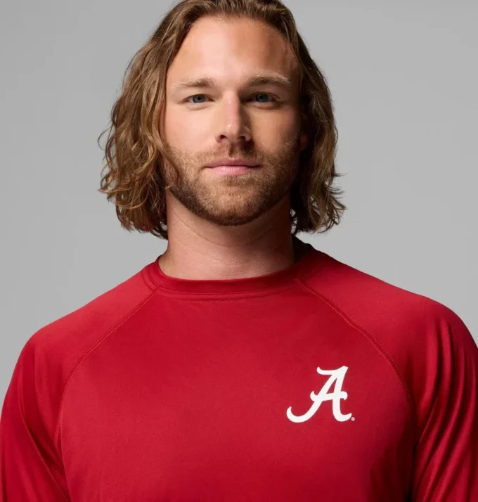 Men Collegiate PFG Terminal Tackle™ Long Sleeve Shirt – Alabama