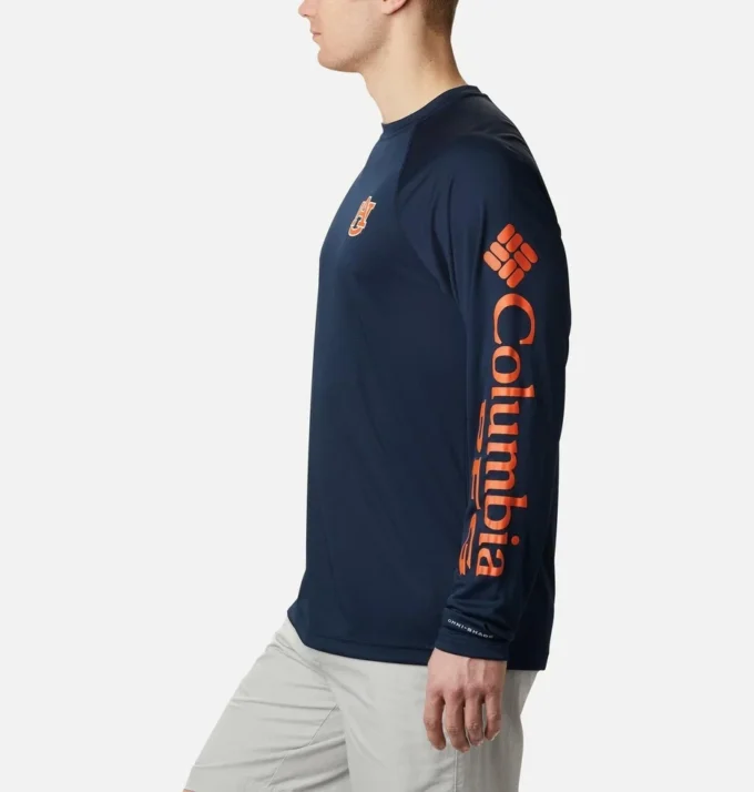 Men Collegiate PFG Terminal Tackle™ Long Sleeve Shirt – Auburn