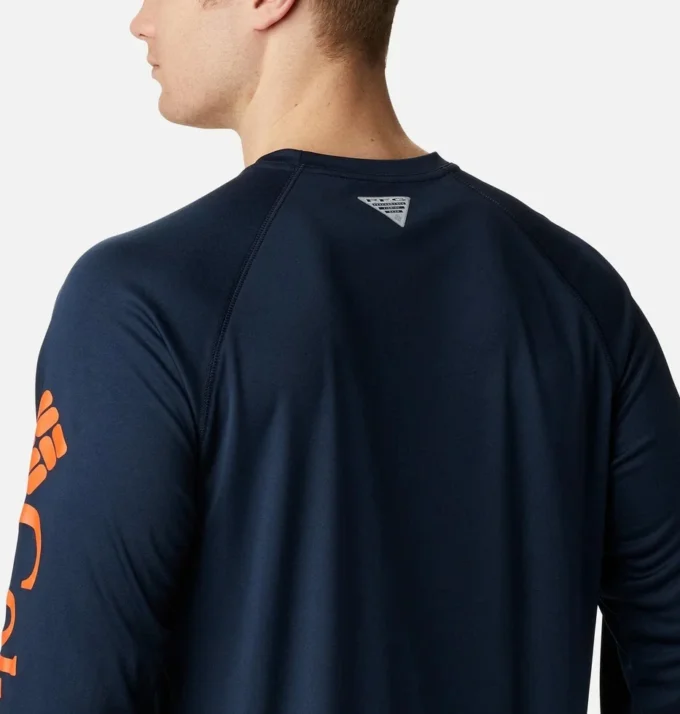 Men Collegiate PFG Terminal Tackle™ Long Sleeve Shirt – Auburn