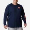 Men Collegiate PFG Terminal Tackle™ Long Sleeve Shirt – Big – Auburn