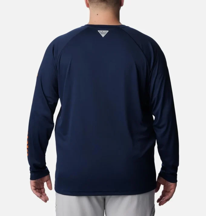 Men Collegiate PFG Terminal Tackle™ Long Sleeve Shirt – Big – Auburn