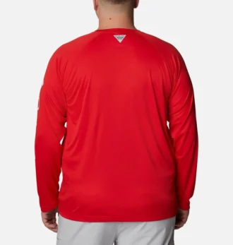 Men Collegiate PFG Terminal Tackle™ Long Sleeve Shirt – Big – Georgia
