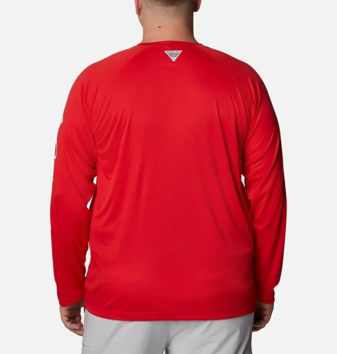 Men Collegiate PFG Terminal Tackle™ Long Sleeve Shirt – Big – Georgia