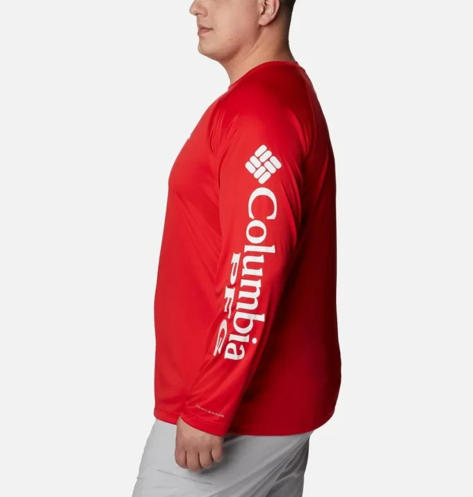 Men Collegiate PFG Terminal Tackle™ Long Sleeve Shirt – Big – Georgia