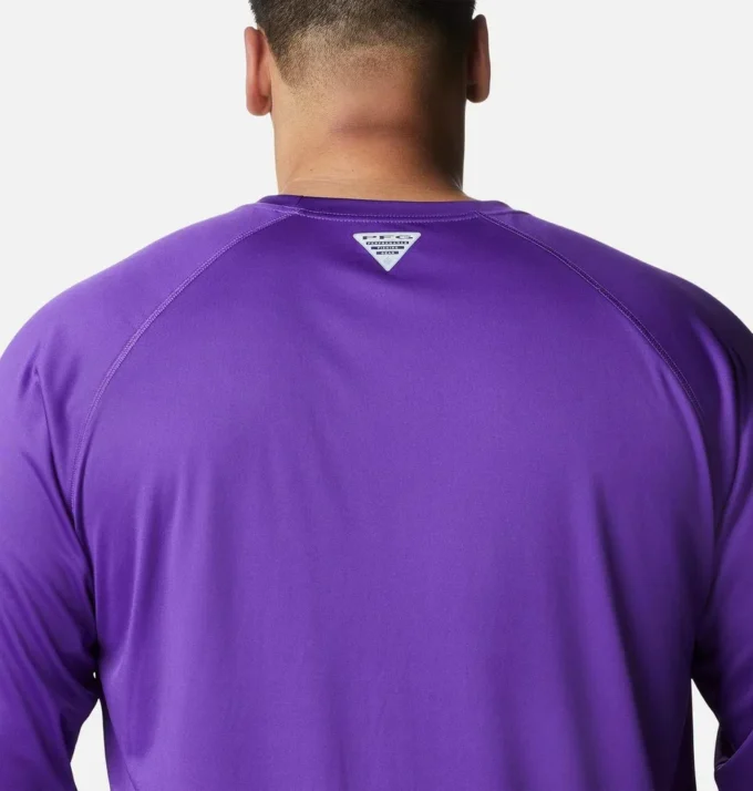 Men Collegiate PFG Terminal Tackle™ Long Sleeve Shirt – Big – LSU