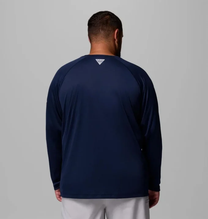 Men Collegiate PFG Terminal Tackle™ Long Sleeve Shirt – Big – Michigan