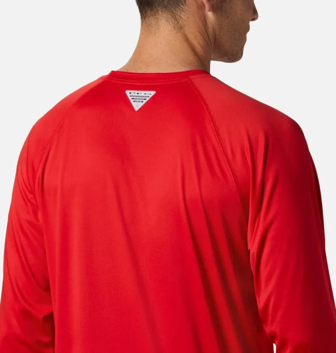 Men Collegiate PFG Terminal Tackle Long Sleeve Shirt – Georgia Men Collegiate PFG Terminal Tackle Long Sleeve Shirt – Georgia