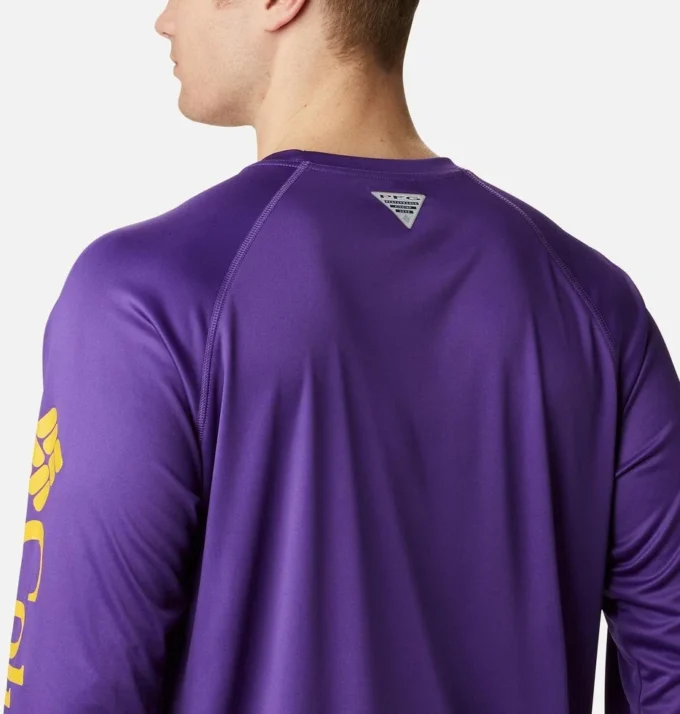 Men Collegiate PFG Terminal Tackle™ Long Sleeve Shirt – LSU