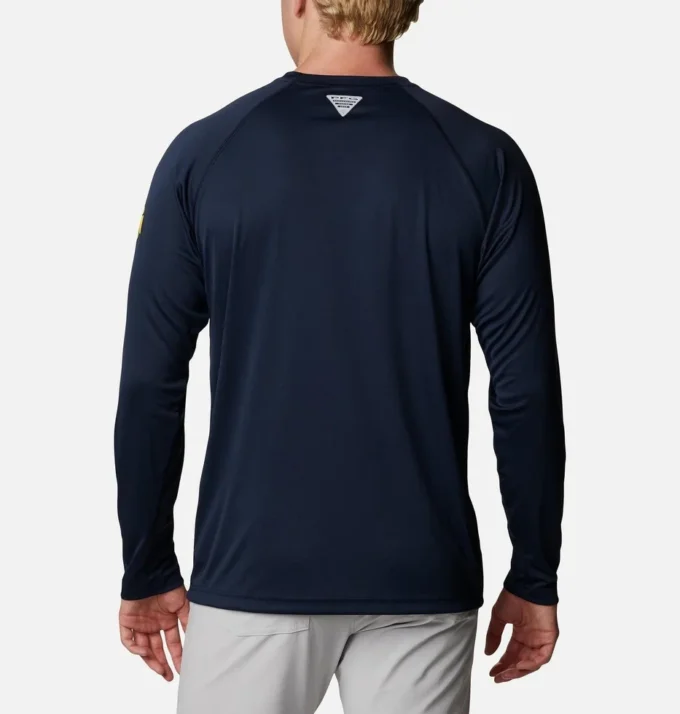 Men Collegiate PFG Terminal Tackle™ Long Sleeve Shirt – Michigan