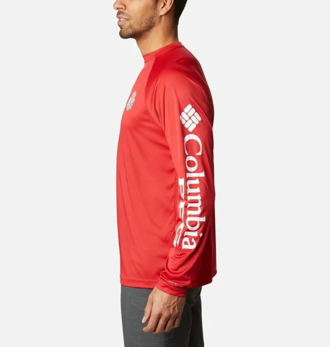 Men Collegiate PFG Terminal Tackle™ Long Sleeve Shirt – Ohio State