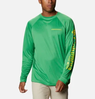 Men Collegiate PFG Terminal Tackle™ Long Sleeve Shirt – Oregon Men Collegiate PFG Terminal Tackle™ Long Sleeve Shirt – Oregon