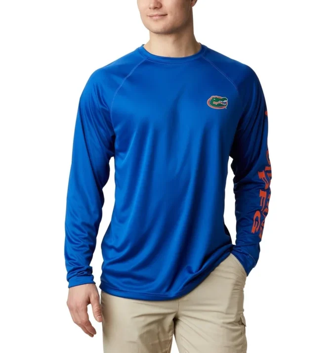 Men Collegiate PFG Terminal Tackle™ Long Sleeve Shirt – Tall – Florida