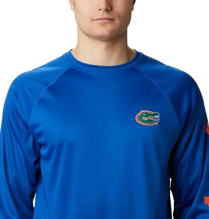 Men Collegiate PFG Terminal Tackle™ Long Sleeve Shirt – Tall – Florida