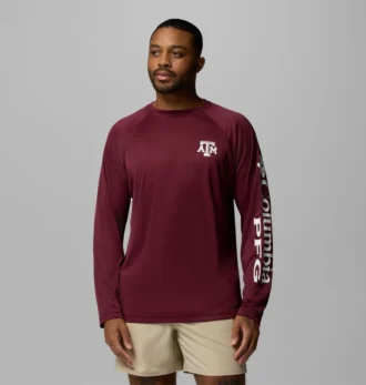 Men Collegiate PFG Terminal Tackle™ Long Sleeve Shirt – Texas A&M Men Collegiate PFG Terminal Tackle™ Long Sleeve Shirt – Texas A&M