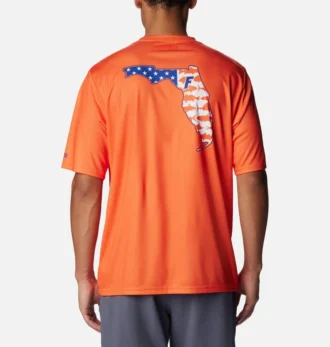 Men Collegiate PFG Terminal Tackle™ Short Sleeve Shirt – Florida