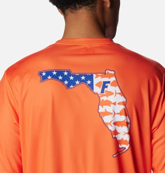 Men Collegiate PFG Terminal Tackle™ Short Sleeve Shirt – Florida Men Collegiate PFG Terminal Tackle™ Short Sleeve Shirt – Florida