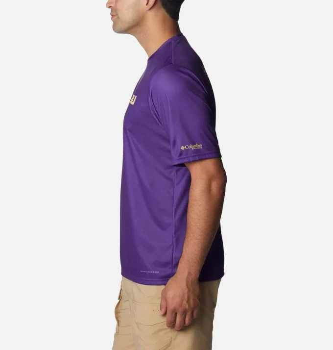 Men Collegiate PFG Terminal Tackle™ Short Sleeve Shirt – LSU Men Collegiate PFG Terminal Tackle™ Short Sleeve Shirt – LSU