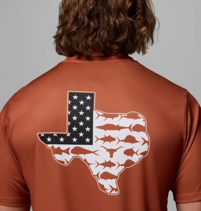 Men Collegiate PFG Terminal Tackle™ Short Sleeve Shirt – Texas Men Collegiate PFG Terminal Tackle™ Short Sleeve Shirt – Texas