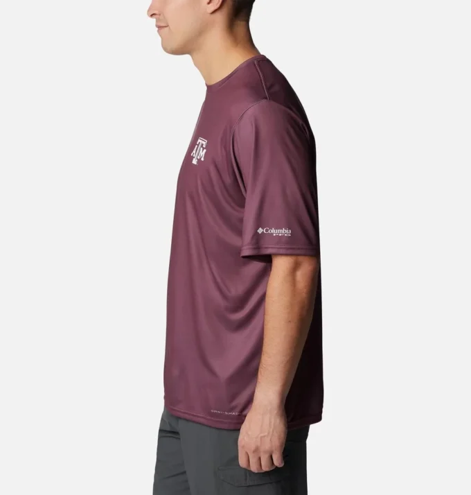 Men Collegiate PFG Terminal Tackle™ Short Sleeve Shirt – Texas A&M Men Collegiate PFG Terminal Tackle™ Short Sleeve Shirt – Texas A&M