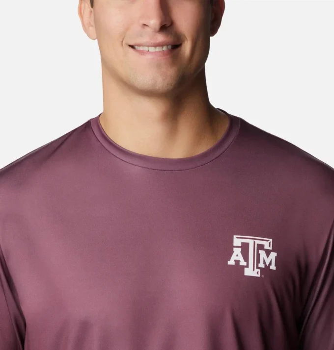 Men Collegiate PFG Terminal Tackle™ Short Sleeve Shirt – Texas A&M Men Collegiate PFG Terminal Tackle™ Short Sleeve Shirt – Texas A&M