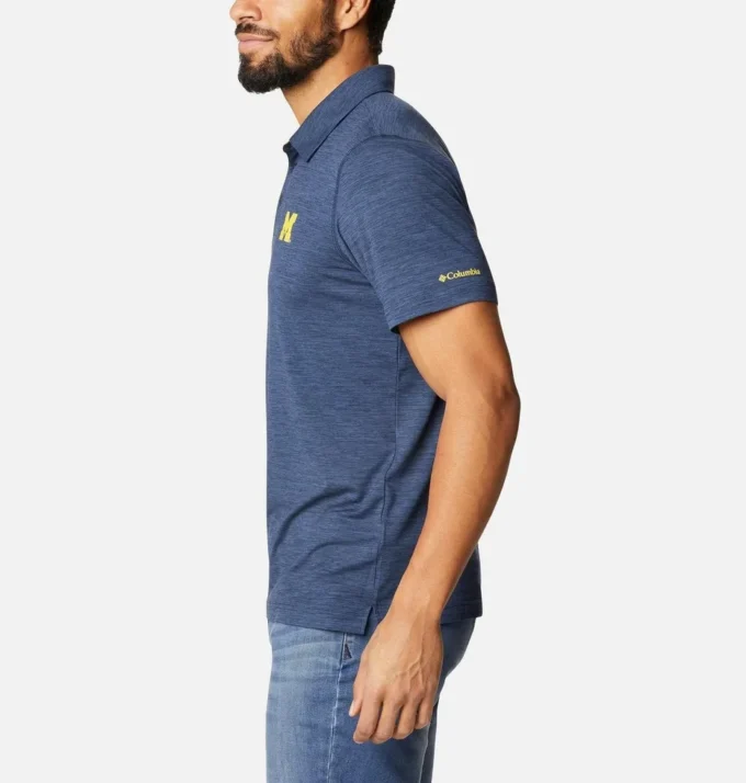 Men Collegiate Tech Trail™ Polo – Michigan