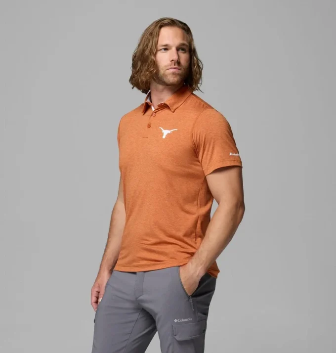 Men Collegiate Tech Trail™ Polo – Texas