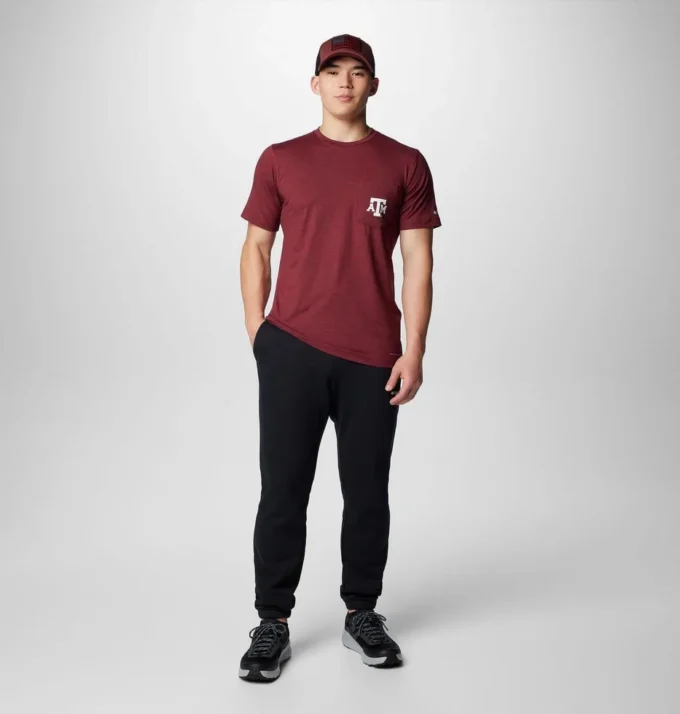 Men Collegiate Tech Trail™ Short Sleeve Shirt – Texas A&M