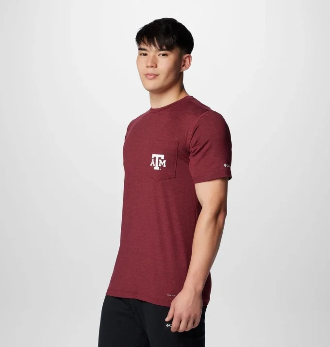 Men Collegiate Tech Trail™ Short Sleeve Shirt – Texas A&M