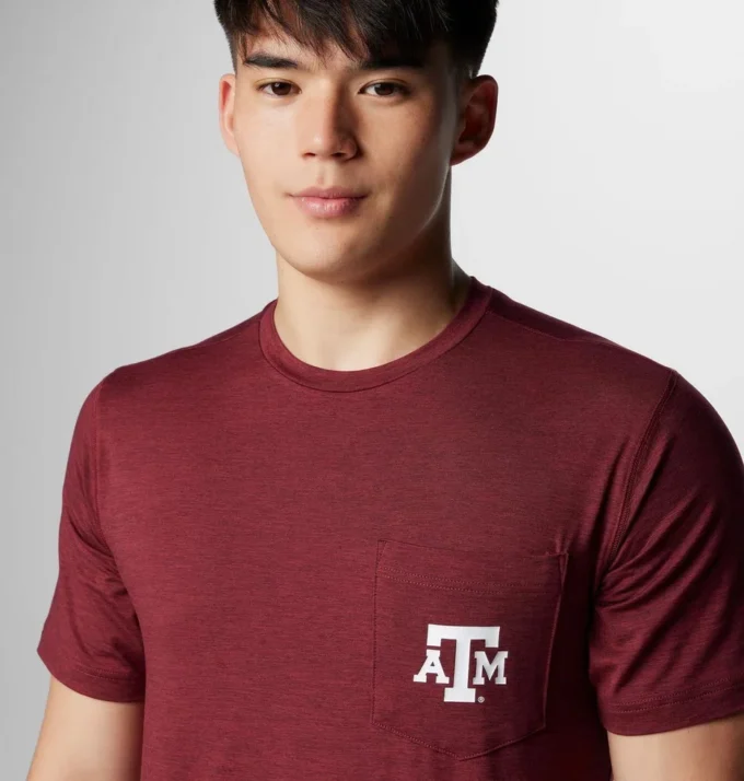 Men Collegiate Tech Trail™ Short Sleeve Shirt – Texas A&M