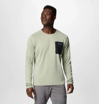 Men Columbia Tech™ Knit Long Sleeve Crew Men Columbia Tech™ Knit Long Sleeve Crew