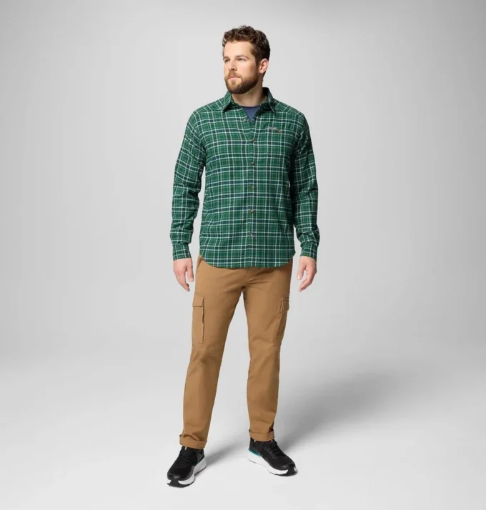 Men Cornell Woods™ Flannel Long Sleeve Shirt