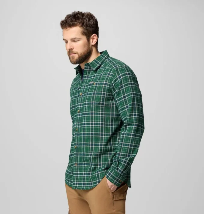 Men Cornell Woods™ Flannel Long Sleeve Shirt