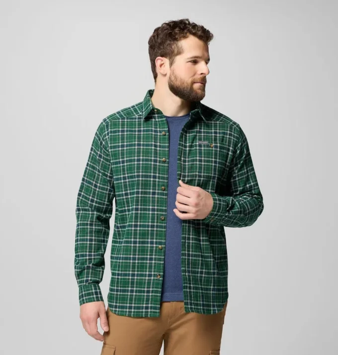 Men Cornell Woods™ Flannel Long Sleeve Shirt