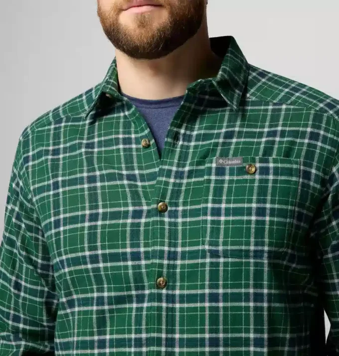 Men Cornell Woods™ Flannel Long Sleeve Shirt