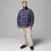 Men Cornell Woods™ Flannel Long Sleeve Shirt – Big