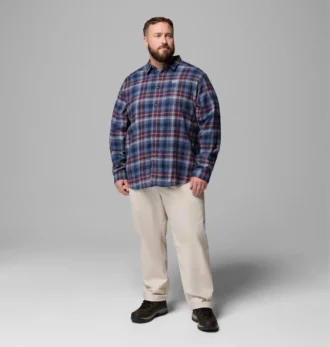 Men Cornell Woods™ Flannel Long Sleeve Shirt – Big