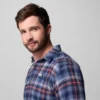 Men Cornell Woods™ Flannel Long Sleeve Shirt – Tall