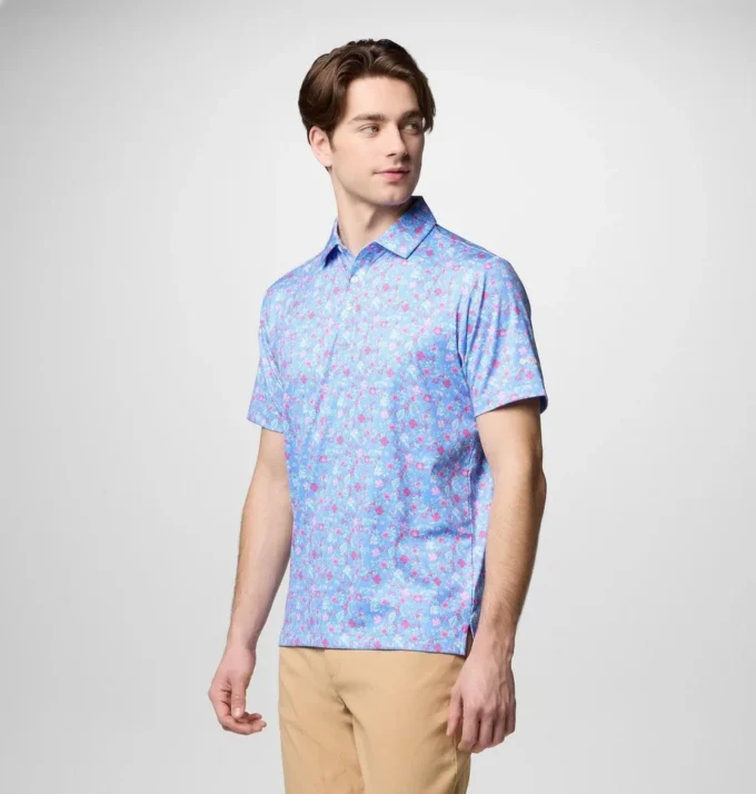 Men Countryside Green Polo