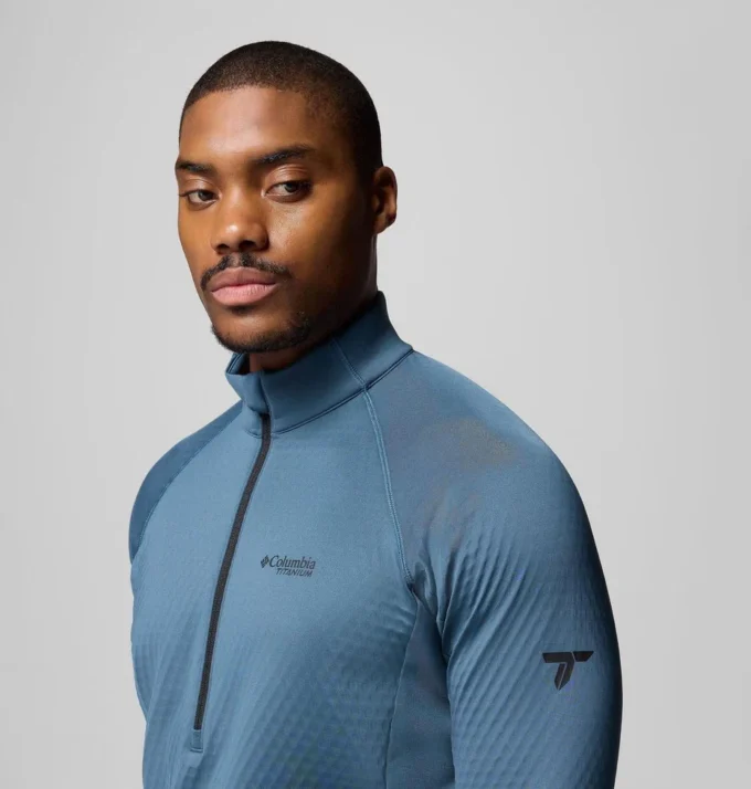 Men Crystal Leaf™ Omni-Heat™ Helix Half Zip Pullover Men Crystal Leaf™ Omni-Heat™ Helix Half Zip Pullover