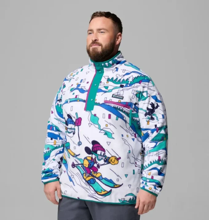 Men CSC x Disney Half Snap Fleece – Big