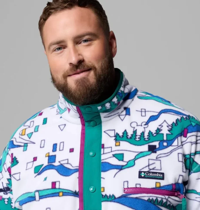 Men CSC x Disney Half Snap Fleece – Big