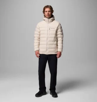 Men Drift Peak™ Stretch Down Hooded Jacket