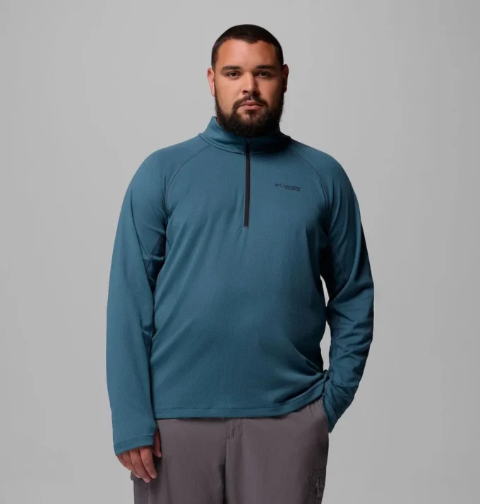 Men DriVenture™ Half Zip Shirt – Big Men DriVenture™ Half Zip Shirt – Big