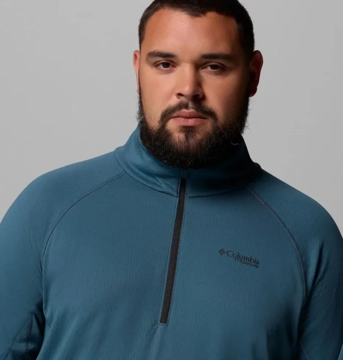 Men DriVenture™ Half Zip Shirt – Big Men DriVenture™ Half Zip Shirt – Big