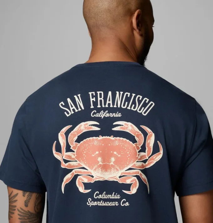 Men Dungeness SF CA CSC Short Sleeve T-Shirt