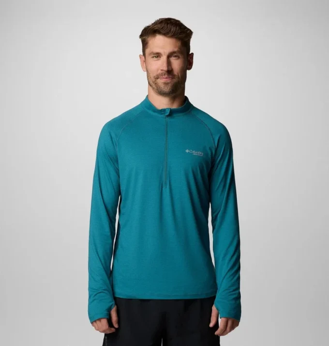 Men Endless Trail™ Half Zip Mesh Long Sleeve Shirt Men Endless Trail™ Half Zip Mesh Long Sleeve Shirt
