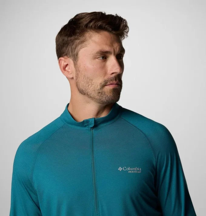 Men Endless Trail™ Half Zip Mesh Long Sleeve Shirt Men Endless Trail™ Half Zip Mesh Long Sleeve Shirt